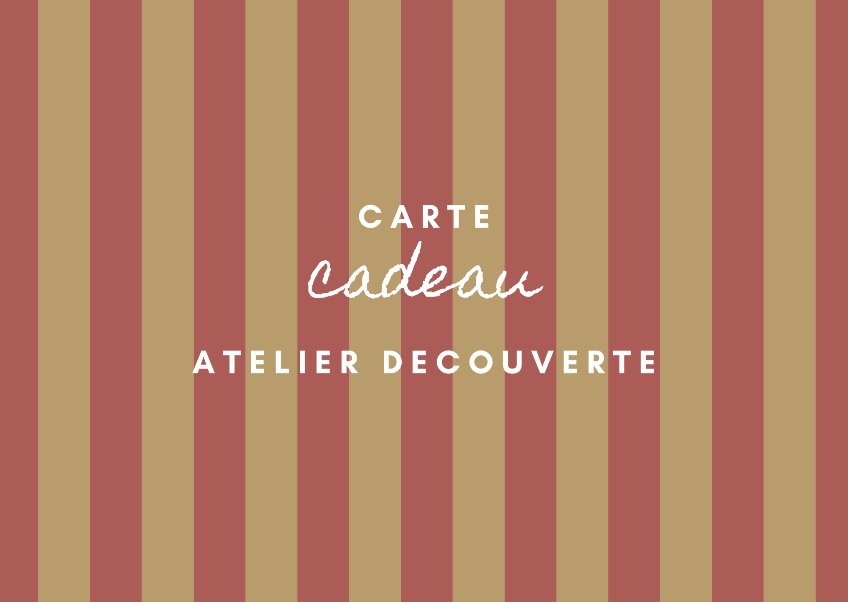 Carte Cadeau DECOUVERTE BIJOUTERRIE