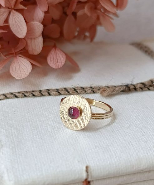 Bague astria grenat