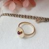 Bague astria grenat