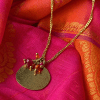 Collier bohème bollywood sur sari